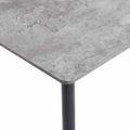 vidaXL Jedálenský stôl, sivý 180x90x75 cm, MDF