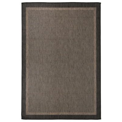 vidaXL Vonkajší koberec s plochým tkaním 160x230 cm tmavohnedý