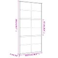 vidaXL Posuvné dvere zlaté 102,5x205 cm číre ESG sklo a hliník