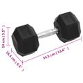 vidaXL Jednoručná činka 17,5 kg liatina