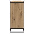 vidaXL Servírovacia skriňa Dub artisan 134 x 35 x 76 cm