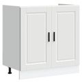 vidaXL Skriňa pod umývadlo Porto 2 ks Biela 80 x 46 x 81,5 cm