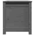 vidaXL Úložný box sivý 80x40x45,5 cm masívna borovica