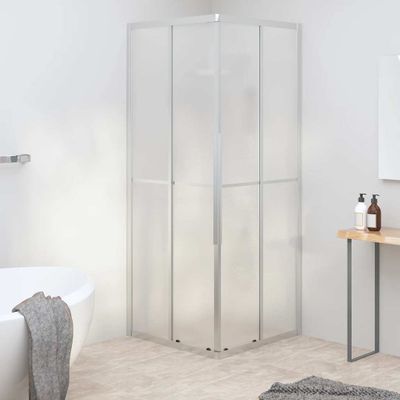 vidaXL Sprchový kút matný ESG 70x70x180 cm