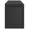 vidaXL Záhradný úložný box antracitový 114x47x60 cm