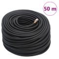 vidaXL Hybridná vzduchová hadica, čierna 0,6" 50 m, guma a PVC
