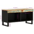 vidaXL TV skrinka 85x33x43,5 cm masívne recyklované drevo