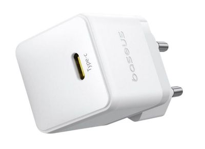 Baseus Rýchlonabíjačka do siete Palm 20W USB-C PD QC 3.0 biela