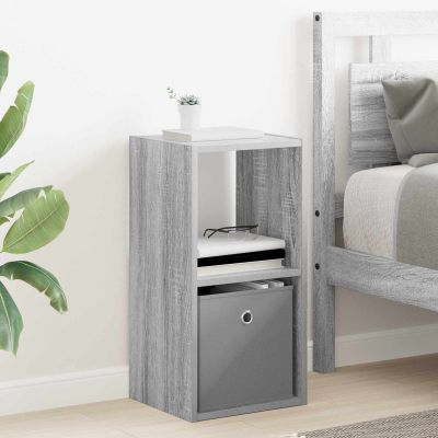 vidaXL Nočný stolík Sivý Sonoma 30,5 x 27 x 59,5 cm Kompozitné drevo
