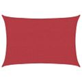 vidaXL Tieniaca plachta 160 g/m² červená 4x5 m HDPE