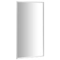 vidaXL Zrkadlo strieborné 120x60 cm
