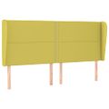 vidaXL Boxspring posteľ s matracom zelená 180x200 cm látka