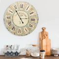 vidaXL Nástenné hodiny viacfarebné 60 cm MDF
