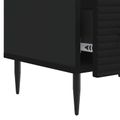 vidaXL TV skrinka Čierna 147 x 34,5 x 30 cm Kompozitné drevo