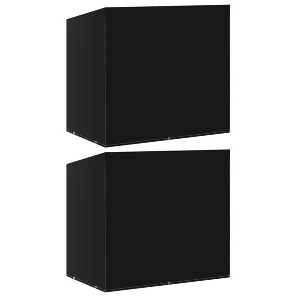 vidaXL Plachty na záhradnú hojdačku 2ks 6 očiek 185x117x170 cm