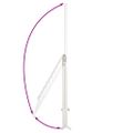 vidaXL Sušiaci stojan na vaňu výsuvný 53-90 cm hliník