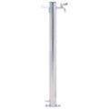 vidaXL Záhradný vodný stĺpik 80 cm nehrdzavejúca oceľ okrúhly