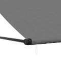 vidaXL Zaťahovacia markíza antracitová 250x150 cm látka a oceľ