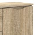 vidaXL Servírovacia skriňa Sonoma dub 100 x 30 x 65,6 Kompozitné drevo