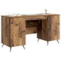 vidaXL Stôl Staré drevo 142,5 x 50 x 75 cm Kompozitné drevo