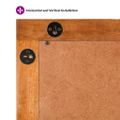 vidaXL Zrkadlo do kúpeľne 50x70x3 cm masívne mangovníkové drevo a sklo