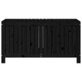 vidaXL Záhradný úložný box čierny 121x55x64 cm masívna borovica