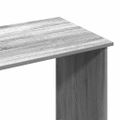 vidaXL Stôl sivý dub sonoma 102x50x75 cm kompozitné drevo