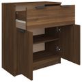vidaXL Komoda hnedý dub 60x30x70 cm spracované drevo