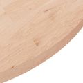 vidaXL Okrúhla stolová doska Ø90x2,5 cm neošetrený dubový masív