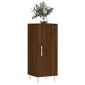 vidaXL Komoda hnedý dub 34,5x34x90 cm spracované drevo