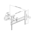 Držiak TV CABLETECH UCH0199-1