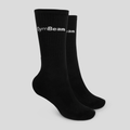 Ponožky 3/4 Socks 3Pack Black - GymBeam, veľkosť XL, veľkosť oblečenia XL