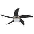 vidaXL Stropný ventilátor s osvetlením a diaľkovým ovládaním Ø 110 cm