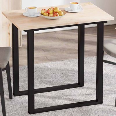 vidaXL Stolová doska 80x50x1,7 cm obdĺžniková masívna borovica