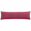 vidaXL Vankúše na pohovku 2 pcs Víno červené 145 x 40 cm