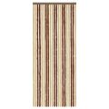 vidaXL Záves proti hmyzu z chenille Hnedá a béžová 90 x 220 cm 100% PP