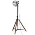 vidaXL Podlahová lampa 25 W starožitná strieborná 75x75x90-150 cm E27