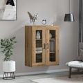 vidaXL Servírovacia skriňa Remeselný dub 69,5 x 34 x 90 cm