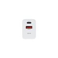 Maxlife MXTC-13-20AC PD QC charger 1x USB-C 1x USB 20W white