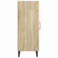 vidaXL Komoda dub sonoma 34,5x34x90 cm spracované drevo