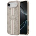 Púzdro Guess 4G Printed Stripes MagSafe pre iPhone 17 Air ružové