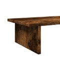 vidaXL Stojan na monitor dymový dub 100x27x15 cm kompozitné drevo