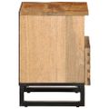 vidaXL Nočné stolíky 2 ks 40x34x46 cm surové masívne mango