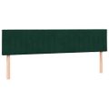 vidaXL Box Spring Posteľ s matracom Tmavo zelená 200x210 cm Zamat