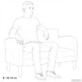 vidaXL Loveseat pohovka vínová červená 110 cm umelá koža