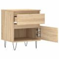 vidaXL Nočné stolíky 2 ks dub sonoma 40x35x50 cm kompozitné drevo
