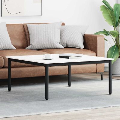 vidaXL Konferenčný stolík Biela 100 x 100 x 45 cm
