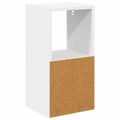 vidaXL Nočný stolík Biela 25,5 x 22 x 49,5 cm Kompozitné drevo