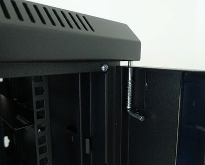 ADEX rozvaděč 15U, 450mm, černý, nástěnný, rozložený