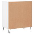 vidaXL Komoda biela 60x35x70 cm spracované drevo